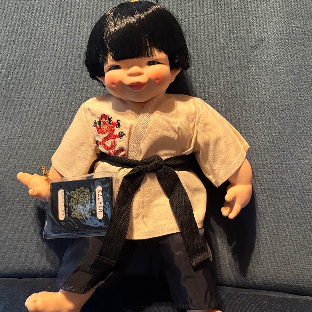 Chris Wong- Karate Doll with Dragon Embroidery
